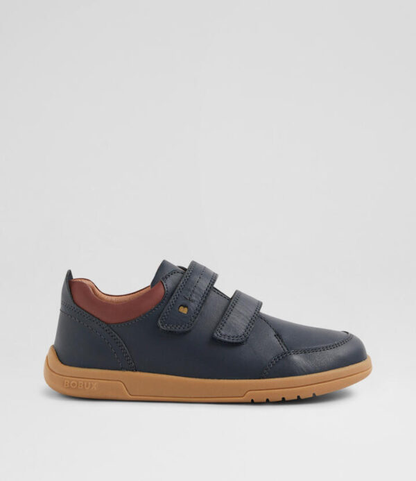 Kp Timber Low 2 Junior Navy Leather Flat Shoes