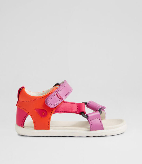 Su Vine Toddler Orchid Leather Sandals