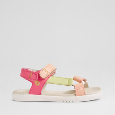 Kp Vine Junior Pink Lemonade Leather Sandals