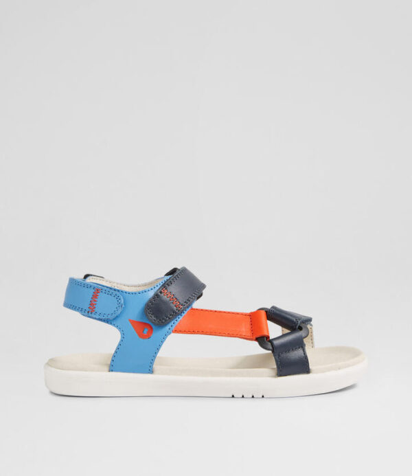 Kp Vine Junior Navy Leather Sandals