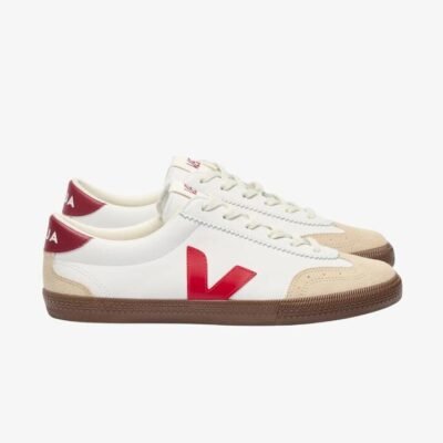 Veja Unisex Volley Leather Shoes TheSneakerLounge VEJA Veja Unisex Volley Leather Shoes