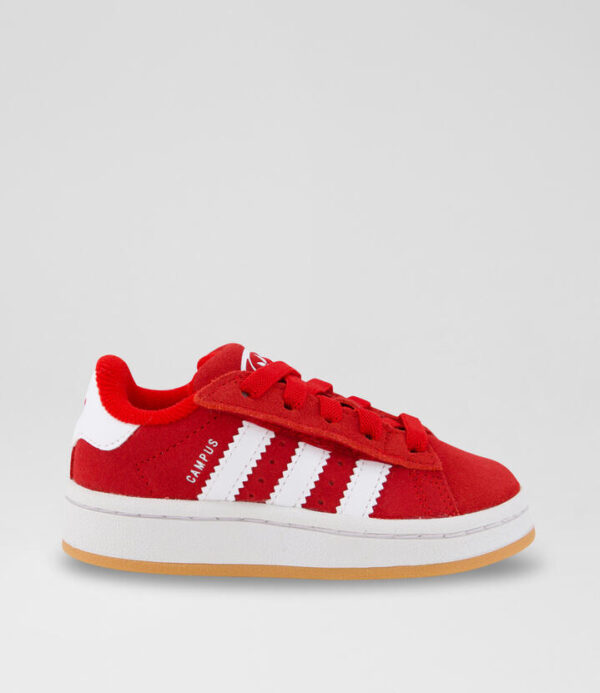 Campus 00 Toddler Red Suede Sneakers