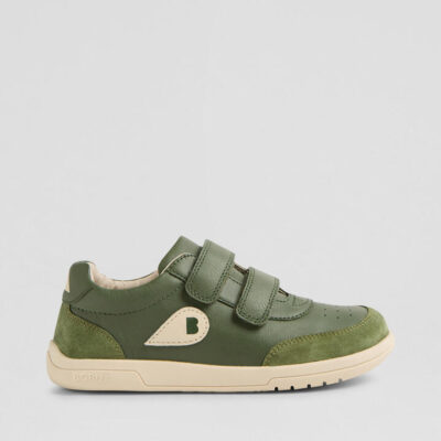 Kp Champ 2 Junior Bronze Green Leather Sneakers