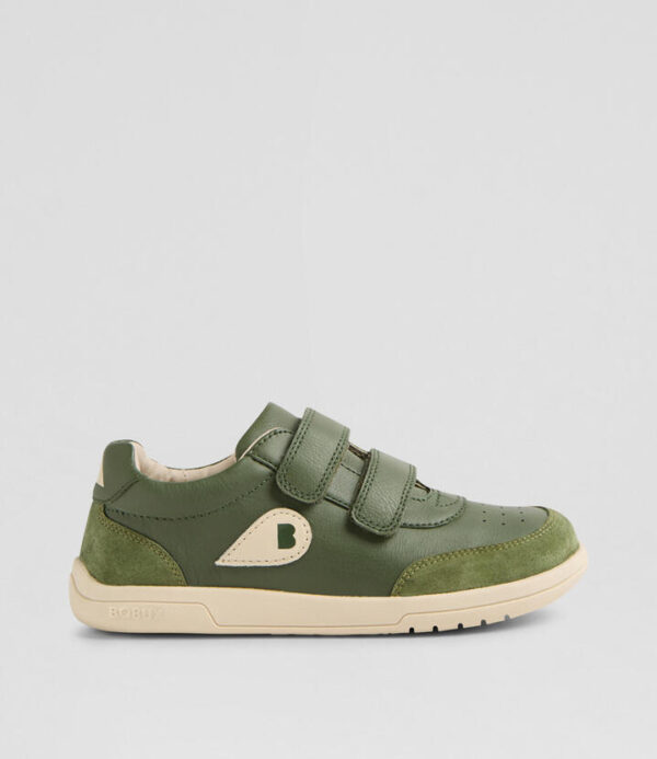 Kp Champ 2 Junior Bronze Green Leather Sneakers