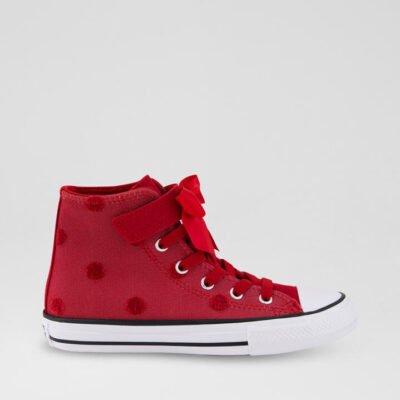 Ctas Hi Bows Junior Days Ahead Fabric Sneakers