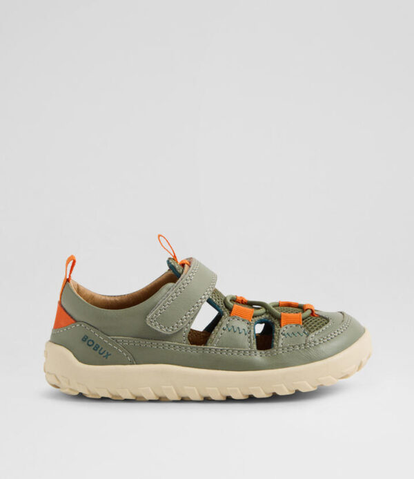 Su Rocky Toddler Vetiver Leather Flat Shoes