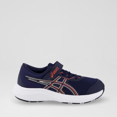 Contend 9 Junior Navy Red Mesh Sneakers