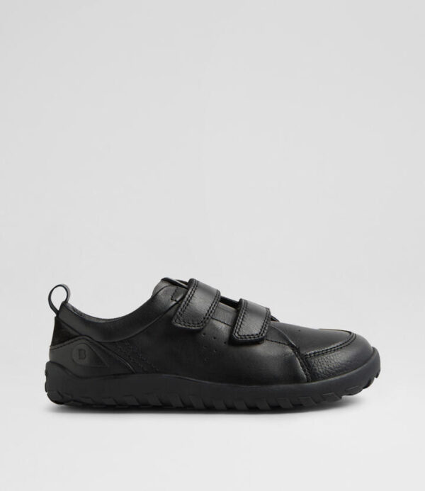 Kp Ripley Junior Black Leather Flat Shoes