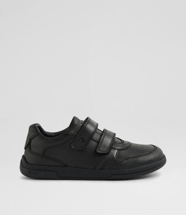 Kp Scoot Junior Black Leather Flat Shoes