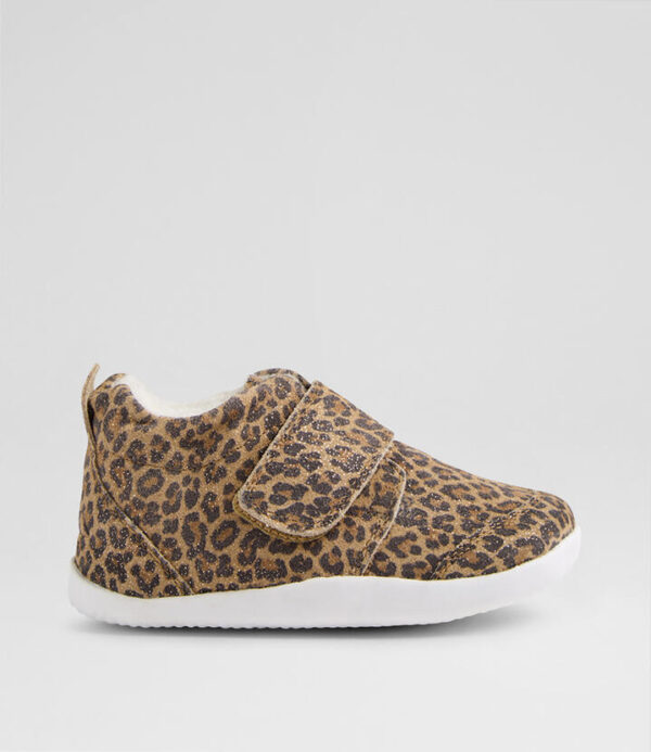 Xp Rover Arctic Infant Leopard Shimmer Leather Flat Shoes