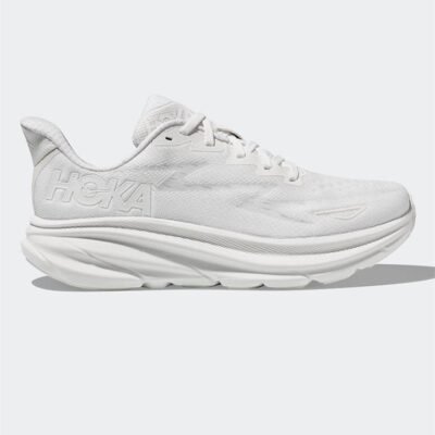 Womens Hoka Clifton 9 White/White