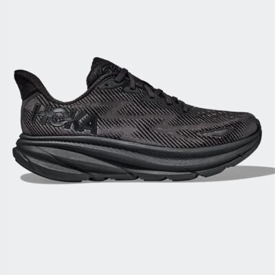 Womens Hoka Clifton 9 Black/Black