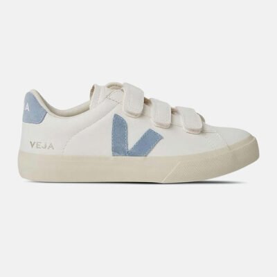 Womens Veja Recife Leather Extra-White Steel TheSneakerLounge VEJA Womens Veja Recife Leather Extra-White Steel