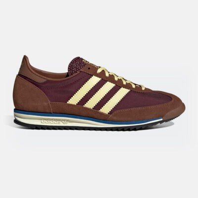 Womens Adidas SL 72 Maroon/Almost Yellow/Preloved Brown TheSneakerLounge Adidas Womens Adidas SL 72 Maroon/Almost Yellow/Preloved Brown