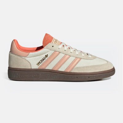 Womens Adidas Handball Spezial Cream White/Powder Coral/Semi Coral TheSneakerLounge Adidas Womens Adidas Handball Spezial Cream White/Powder Coral/Semi Coral