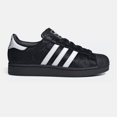 Womens Adidas Superstar II Core Black/Ftwr White/Core Black TheSneakerLounge Adidas Womens Adidas Superstar II Core Black/Ftwr White/Core Black
