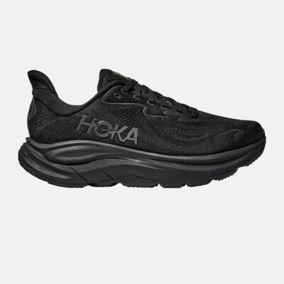 Womens Hoka Clifton 10 Black / Black