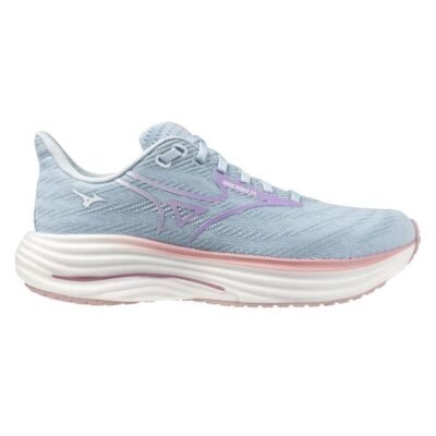 Womens Mizuno Wave Rider 29 (Wide) Nantucket Breeze / Orchid Petal / Beached Mauve / Us 7