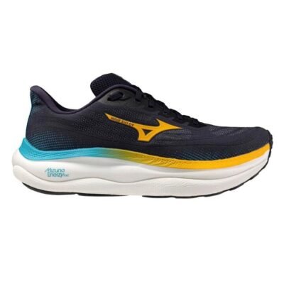 Mens Mizuno Wave Sky 9 Baritone Blue / Citrus / Capri Breeze / Us 9