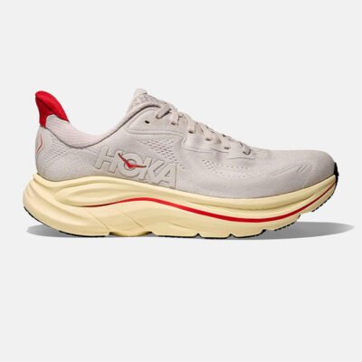 Hoka Clifton 10 Stucco / Cerise