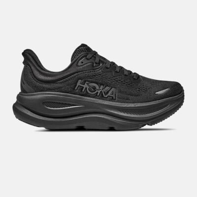 Womens Hoka Bondi 9 Black / Black