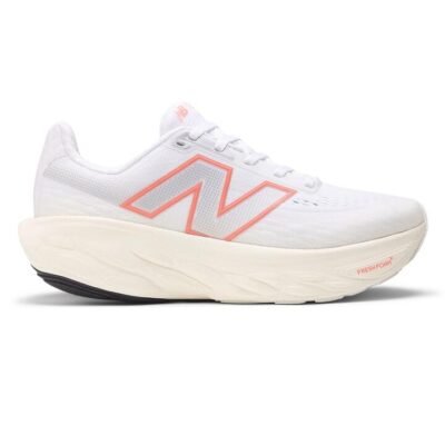 Womens New Balance Fresh Foam X 1080v14 White / Angora / Urgent Red / Us 7 TheSneakerLounge New Balance Womens New Balance Fresh Foam X 1080v14 White / Angora / Urgent Red / Us 7