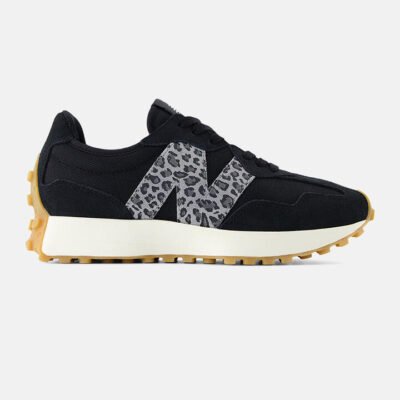 Womens New Balance 327 Black Leopard TheSneakerLounge New Balance Womens New Balance 327 Black Leopard