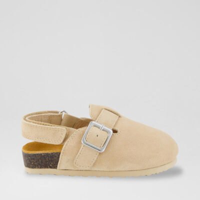 Frankie Toddler Castle Wall Leather Sandals