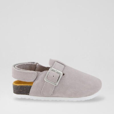 Frankie Toddler Quiet Grey Leather Sandals