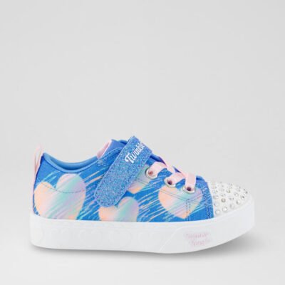 Heart Steps Toddler Blue Multi Fabric Sneakers