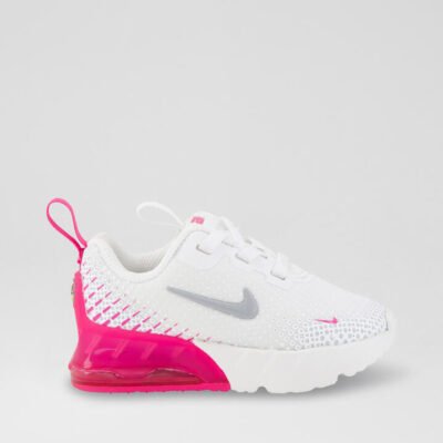 Air Max Phoenix Toddler White Grey Laser Fuchsia Fabric Sneakers