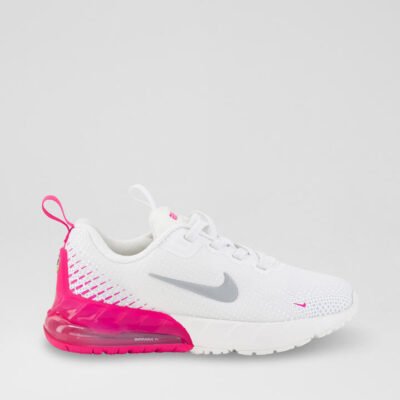 Air Max Phoenix Junior White Grey Laser Fuchsia Fabric Sneakers