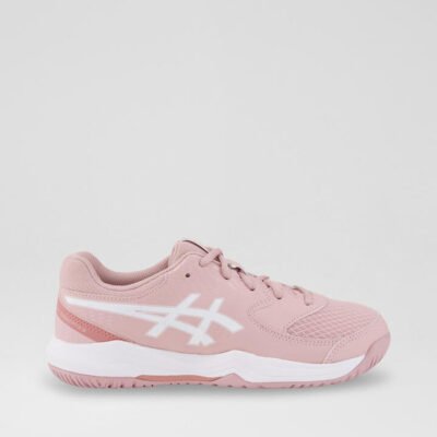 Gel Dedicate 8 Junior Morganite White Leather Sneakers