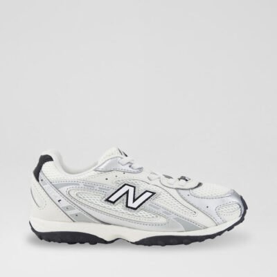 204 L Junior White Grey Matter Suede Sneakers TheSneakerLounge Kids 204 L Junior White Grey Matter Suede Sneakers