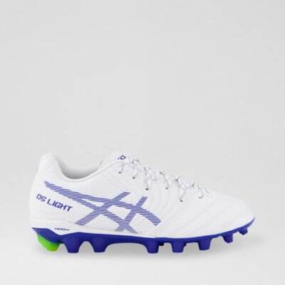 Ds Light Junior White Blue Leather Sneakers