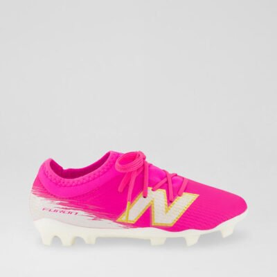 Furon Team V8 Junior Pink Heat Sea Salt Gold Fabric Sneakers TheSneakerLounge Kids Furon Team V8 Junior Pink Heat Sea Salt Gold Fabric Sneakers