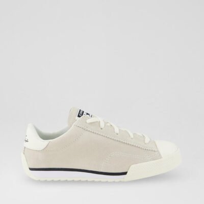 Chuck Lo Pro Junior Egret Black Suede Sneakers