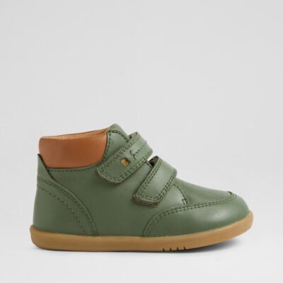 Iw Timber Toddler Bronze Green Leather Ankle Boots