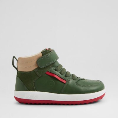 Iw Topspin Toddler Bronze Green Leather Ankle Boots