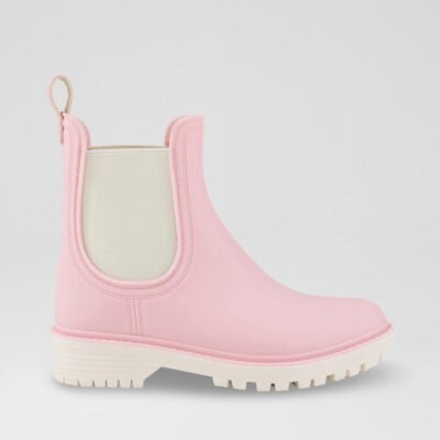 Charlie Toddler Rose Whisper White Chelsea Boots