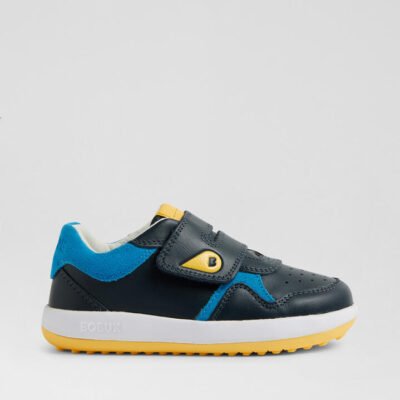 Iw Baseline Toddler Navy Azure Blue Leather Sneakers