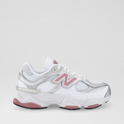 9060 Youth White Rosewood Suede Sneakers TheSneakerLounge Kids 9060 Youth White Rosewood Suede Sneakers