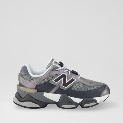 9060 Junior Magnet Faded Black Mesh Sneakers TheSneakerLounge Kids 9060 Junior Magnet Faded Black Mesh Sneakers