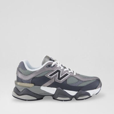 9060 Youth Magnet Faded Black Mesh Sneakers TheSneakerLounge Kids 9060 Youth Magnet Faded Black Mesh Sneakers